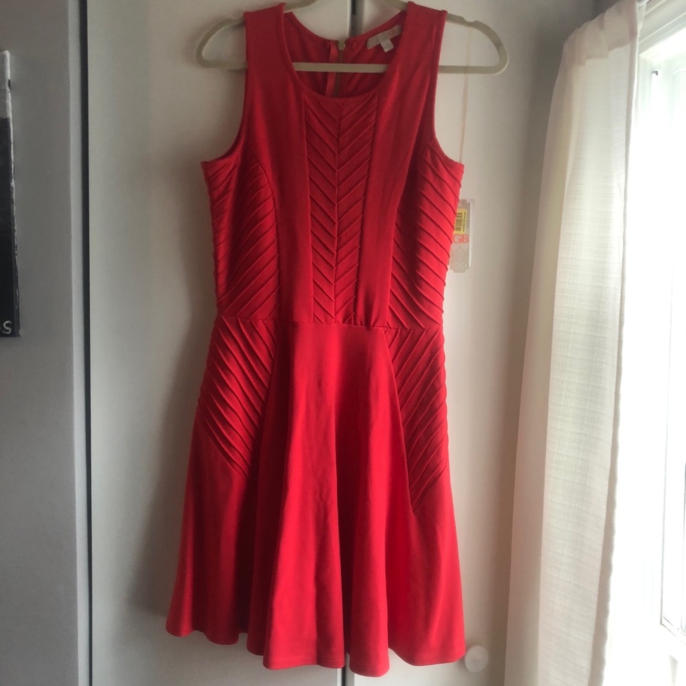 Hot pink dress
